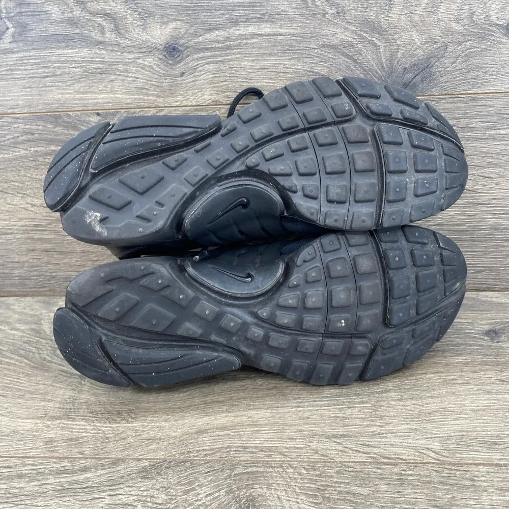 Nike Air Presto Sneakers Youth 5Y Black Triple Black Mesh Low Top 833875-003